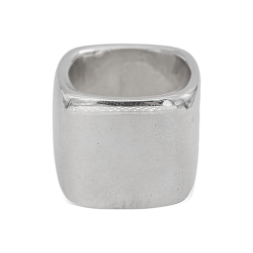 Bague 54 Chanel - Bague bandeau carré en argent 58 Facettes 5742154CN