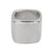 Bague 54 Chanel - Bague bandeau carré en argent 58 Facettes 5742154CN