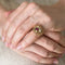 Anello cupola rubino birmano oro rosa e platino_indossata1.jpeg