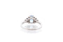 Bague 53 Bague vintage saphir de Ceylan et diamants en platine 58 Facettes 25778