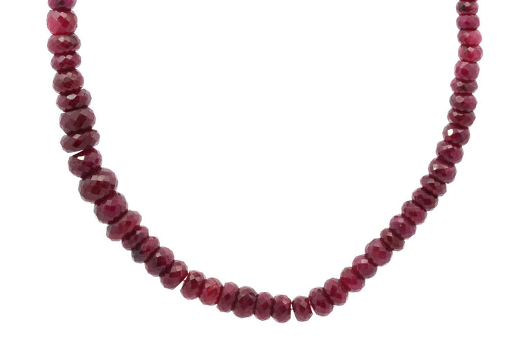 Collier Collier en rubis facettés - 46 cm 58 Facettes 24655