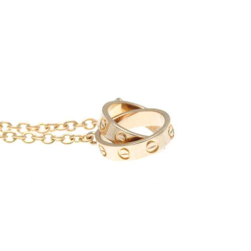 Collier Cartier Love Interlocking - Collier en or rose 18 carats 58 Facettes p6phldozra
