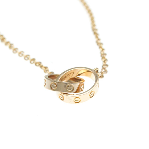 Collier Cartier Love Interlocking - Collier en or rose 18 carats 58 Facettes p6phldozra