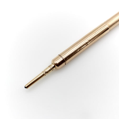 Victorian telescopic pencil pendant in 14K gold 58 Facettes 11222