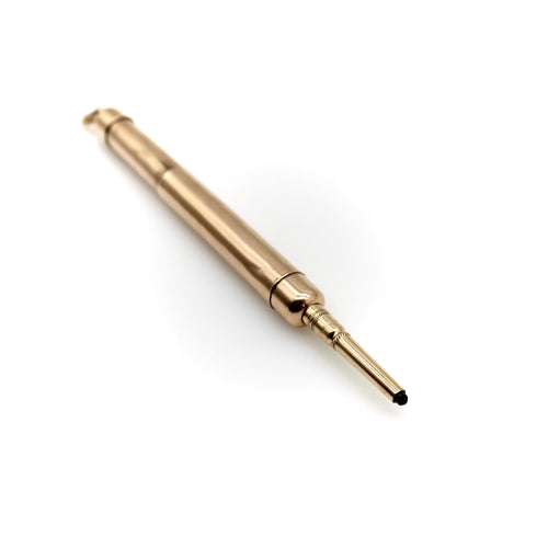 Victorian telescopic pencil pendant in 14K gold 58 Facettes 11222