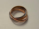 Bague 59 Cartier Trinity - Bague en or tricolore 18 ct 58 Facettes AZ-PG-261781
