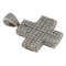 Pendentif Pendentif croix en or blanc et diamants 58 Facettes G4030
