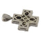 Pendentif Pendentif croix en or blanc et diamants 58 Facettes G4030