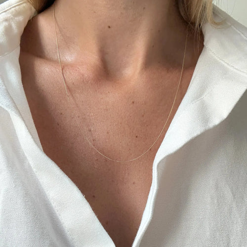 Collier Chaîne en or jaune 18 carats, maille gourmette 58 Facettes BIJ181