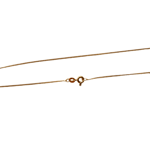 Collier Chaîne en or jaune 18 carats, maille gourmette 58 Facettes BIJ181