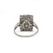 Bague 57 Bague Art déco en or blanc 750‰ et diamants 58 Facettes 260033SP