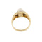 Bague Nimei - Bague en or jaune et or blanc 18 ct, perle et diamants 58 Facettes 33916