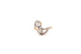 Bague 57 Bague Toi et Moi vintage en or 18k et platine, diamants 58 Facettes 26269