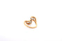 Bague 57 Bague Toi et Moi vintage en or 18k et platine, diamants 58 Facettes 26269