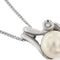 Collier Yukiko - Collier en or blanc 18 ct avec perle et diamant 58 Facettes 36952
