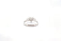 Bague 53 Bague cœur en platine avec diamant 1,13 ct et diamants poire 58 Facettes 26295-25050
