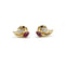 Orecchini Orecchini in oro giallo, diamanti e rubini 58 Facettes 240039SP