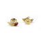 Orecchini Orecchini in oro giallo, diamanti e rubini 58 Facettes 240039SP