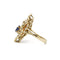 Ring 54 Ring i gult gull, safir og diamanter 58 Facettes 240033SP