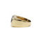 Ring 54 Ring tank aus Gelbgold, Platin, Saphir und Diamanten 58 Facettes 240031SP
