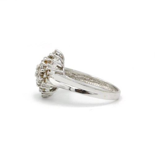 Ring 54 Ring aus Weißgold und Diamanten 58 Facettes 240024SP