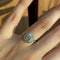 Ring 53 Ring Art Deco i hvidguld, Platin og diamanter 58 Facettes 240268R