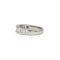 Ring 47 Halber Ewigkeitsring aus Platin und Diamanten im Prinzessschliff 58 Facettes 240214R