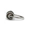 Ring size 54 White gold ring, Tahitian pearl and diamonds 58 Facettes 240198R