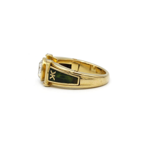 Bague 52 Korloff - Bague en or jaune et diamants 58 Facettes 240172R