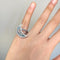 Ring 49 Mauboussin - Subtle Dream Ring in white gold, topaz, sapphires and diamonds 58 Facettes 240199R