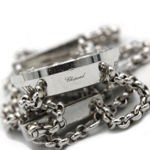 Bracelet Chopard Happy Spirit - White gold and diamond bracelet 58 Facettes 240090R