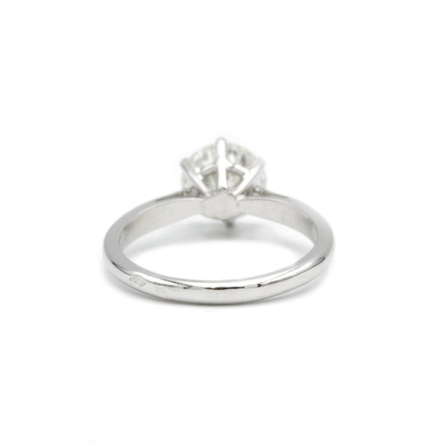 Ring 53 Solitär - Ring aus Weißgold und Diamant 1,57 ct 58 Facettes 230018R