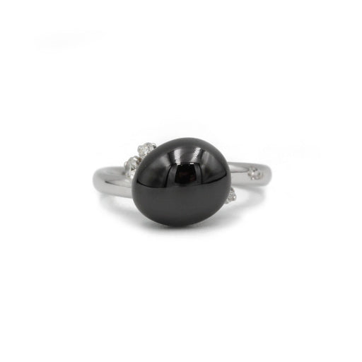 Ring 52 Pomellato Capri - Ring in white gold, ceramic and diamonds 58 Facettes 220498R