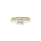 Bague 53 Solitaire - Bague en or jaune et diamant 0,92 carat 58 Facettes 230025SP