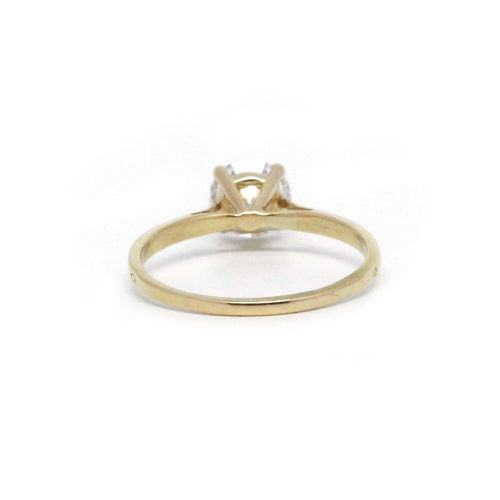 Bague 53 Solitaire - Bague en or jaune et diamant 0,92 carat 58 Facettes 230025SP