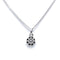 Kolye 0,42 ct beyaz altın ve pırlanta kolye 58 Facettes 210165R