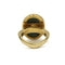 Bague 53 Bague en or jaune et aventurine verte 58 Facettes 210111R