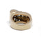 Ring 46 Tank - Ring aus Gelbgold, Platin und Diamanten 58 Facettes 230041SP