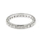 Bague 59 Bague éternelle - Alliance en or blanc 18 kt et diamants 1,20 ct 58 Facettes 26688