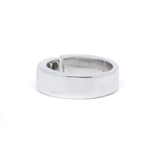 Bague 52 Bague en or blanc et diamants 58 Facettes 200133R