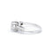 Bague 52 Bague solitaire 0,15 ct en or blanc et diamants 58 Facettes 190010SP