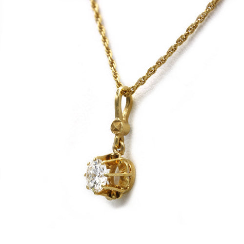 Collier Collier pendentif en or jaune et diamant 58 Facettes 170142R