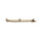 Brooch Barrette brooch in yellow gold, platinum and diamonds 58 Facettes 200044R