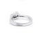 Bague 49 Bague en or blanc et diamants 58 Facettes 200049R