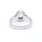 Bague 52 Solitaire - Bague en or blanc et diamants 58 Facettes 190345R