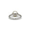 Ring 46 White gold ring and cultured pearl 58 Facettes 200051R