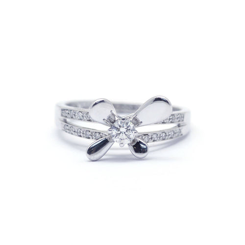 Anello 51 Mauboussin - Anello Moi Aimer Te in oro bianco e diamanti 58 Facettes 220599R