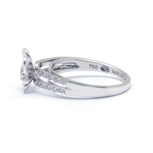 Anello 51 Mauboussin - Anello Moi Aimer Te in oro bianco e diamanti 58 Facettes 220599R