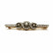 Broche Broche barrette en or jaune, argent et diamants 58 Facettes 160319R