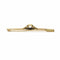 Broche Broche barrette XIXe en or jaune et diamants 58 Facettes 150387R